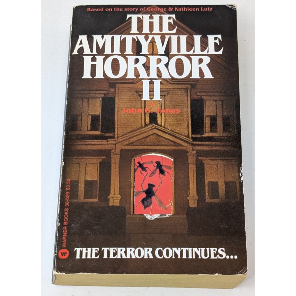 The Amityville Horror II 2 John G Jones 1982 1st Warner Paperback Book Novel VTG